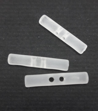 Plastic button, pack of 10 or 144 pcs, 4x23mm, no. 678