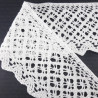 Cotton lace 80mm/1 or 25m white 2624