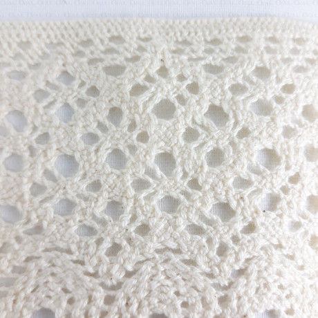 Cotton lace 80mm/1 or 25m ecru 2625