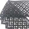 80mm/1 or 25mm cotton lace, black 2626