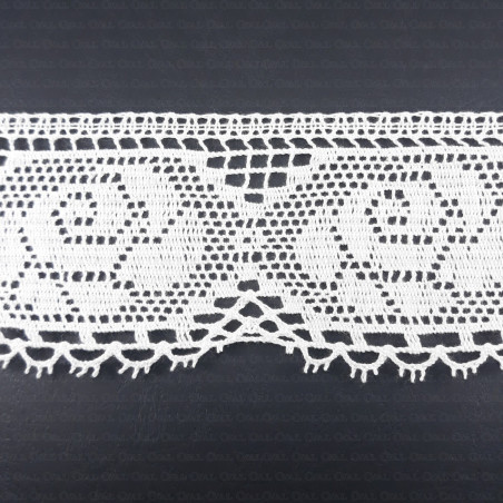 80mm/1 cotton lace or 25m white 337