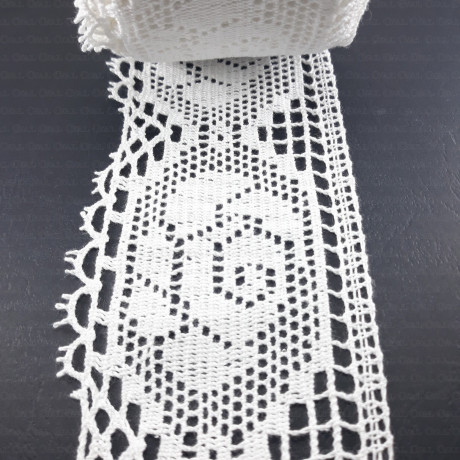 80mm/1 cotton lace or 25m white 337