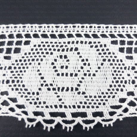 80mm/1 cotton lace or 25m white 337