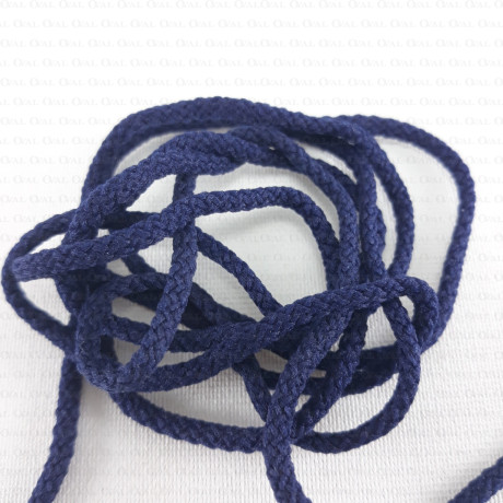 Cotton cord 2mm/100m navy blue 407