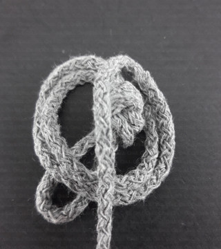 Cotton cord 3mm/100m grey 2644