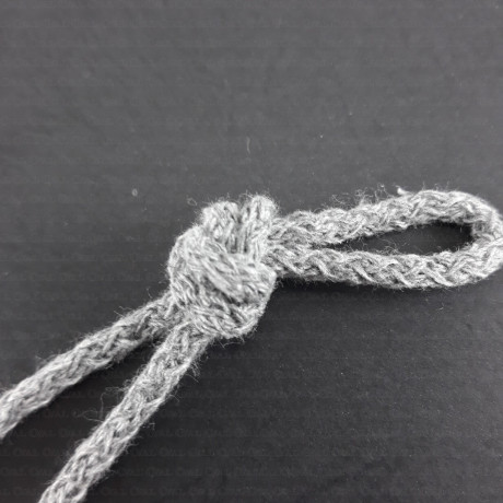 Sznurek bawełniany 3mm/100m szary 2245