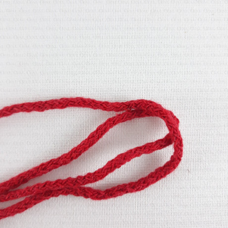 Cotton cord 3mm/100m red 2646