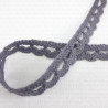 Cotton lace 9mm/1 or 25 yards grey 2650
