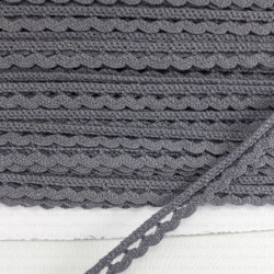 Koronka bawełniana 9mm/1 lub 25yard szary 2650 Koronka bawełniana 9mm/1 lub 25yard szary 2650