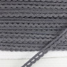 Cotton lace 9mm/1 or 25 yards grey 2650