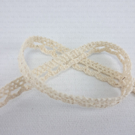 Cotton lace 9mm/1 or 25 yards ecru 2651