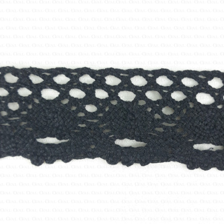 Koronka bawełniana 40mm 1 lub 25yard 2659