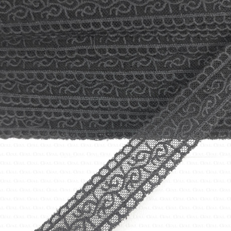 Tulle embroidery 28mm/1 or 10 yards 2661