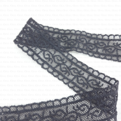 Tulle embroidery 28mm/1 or 10 yards 2661