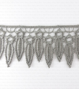 Guipure lace 55mm olive 2665