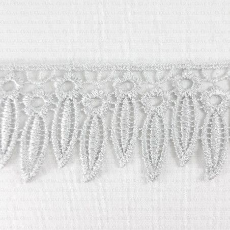 Guipure lace 55mm grey 2669