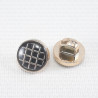 Metalised button 9mm/10 or 200 pcs 2673