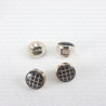 Metalised button 9mm/10 or 200 pcs 2673