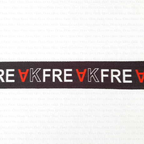 Decorative tape with inscriptions 25 mm /1 or 50 m 2362