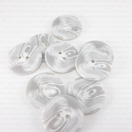Polyester button 24mm, 28mm / 10 or 144 pcs 1091