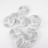 Polyester button 24mm, 28mm / 10 or 144 pcs 1091
