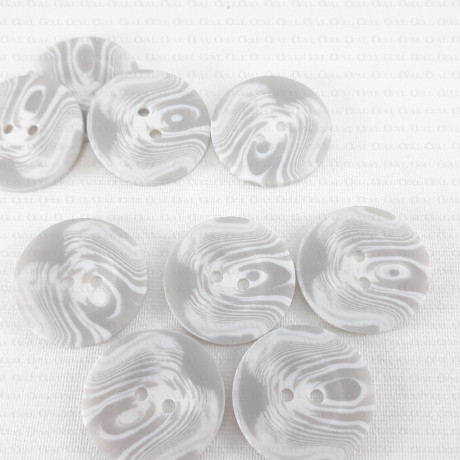 Polyester button 24mm, 28mm / 10 or 144 pcs 1091