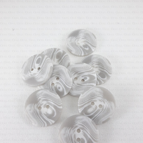 Polyester button 24mm, 28mm / 10 or 144 pcs 1091