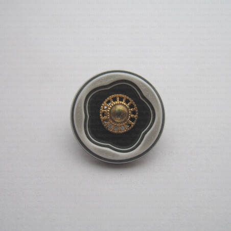 Polyester button Pack of 10 pcs. 15 mm no. 599