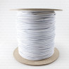 Round Elastic White and Black 2mm /100m no.528