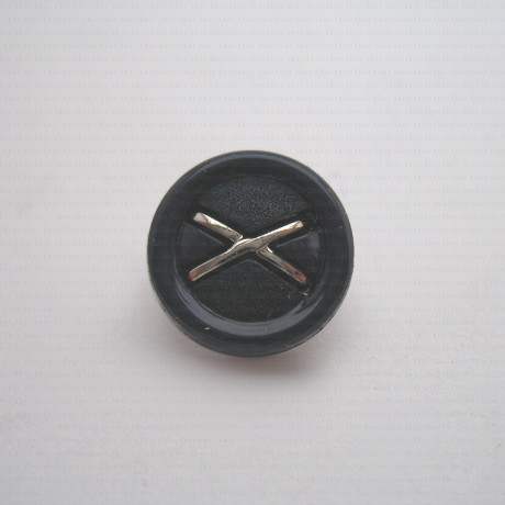 Plastic button Pack of 10 pcs. 15 mm no. 602
