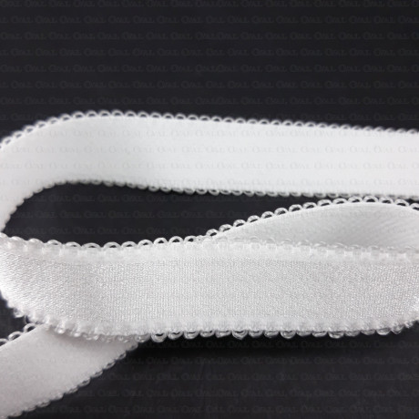15mm/1m white strap elastic 2684