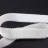 15mm/1m white strap elastic 2684