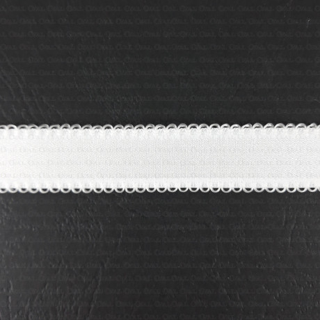 15mm/1m white strap elastic 2684