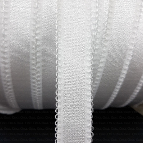 15mm/1m white strap elastic 2684