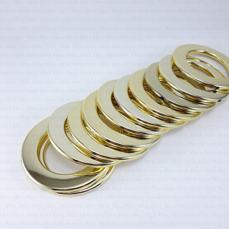 Plastic ring 35mm gold 1846