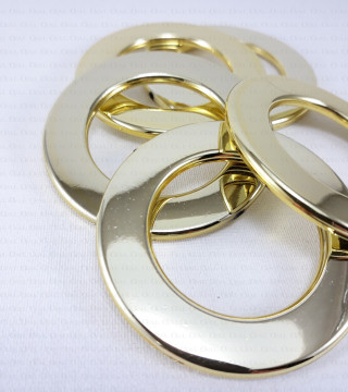 Plastic ring 35mm gold 1846