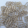 Metal adjuster 10mm / 10, 50 or 100 pcs gold 2687
