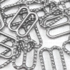 Metal adjuster 10mm / 10, 50, 100 pcs dark nickel 2691