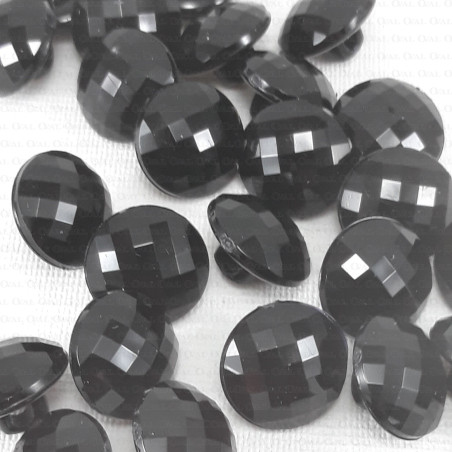 Black buttons 11mm / 10 or 144 pcs 906
