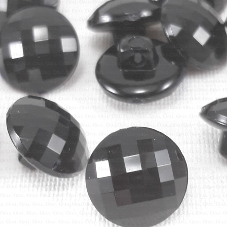 Black buttons 11mm / 10 or 144 pcs 906