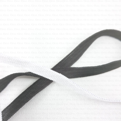 Guma dziana 5mm/100m biel,czerń  2693