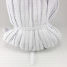 5mm/100m elastic band white, black 2693