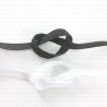 7mm/100m elastic band, white/black 2694