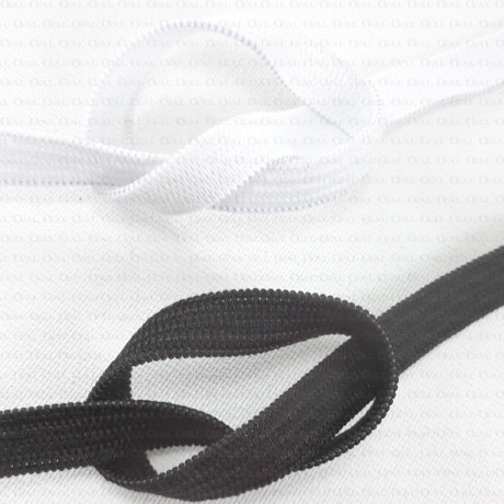 Guma dziana 1mm/50m biel,czerń  2695