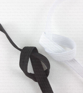 Guma dziana 1mm/50m biel,czerń  2695