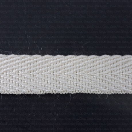 Cotton herringbone tape 10mm/50m natural 2696