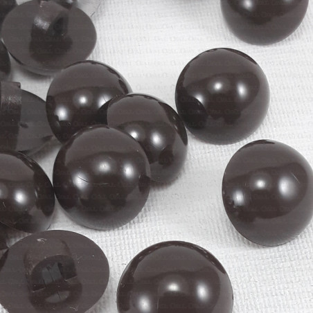 Brown plastic button 12mm / 10 or 144 pcs 2705