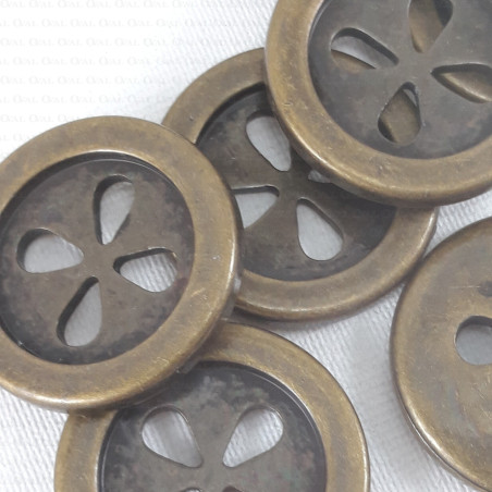 Plastic buttons 25mm / 10 or 144 pcs 2709