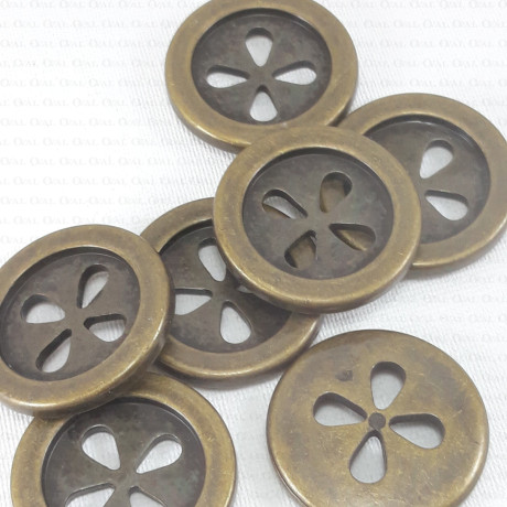 Plastic buttons 25mm / 10 or 144 pcs 2709