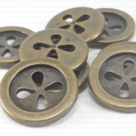 Plastic buttons 25mm / 10 or 144 pcs 2709